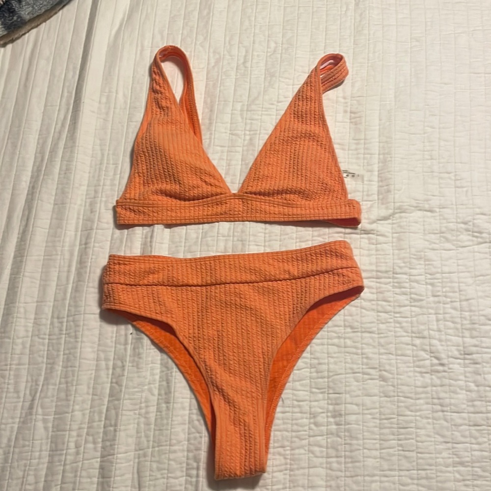 Orange 2 piece bikini/swim
